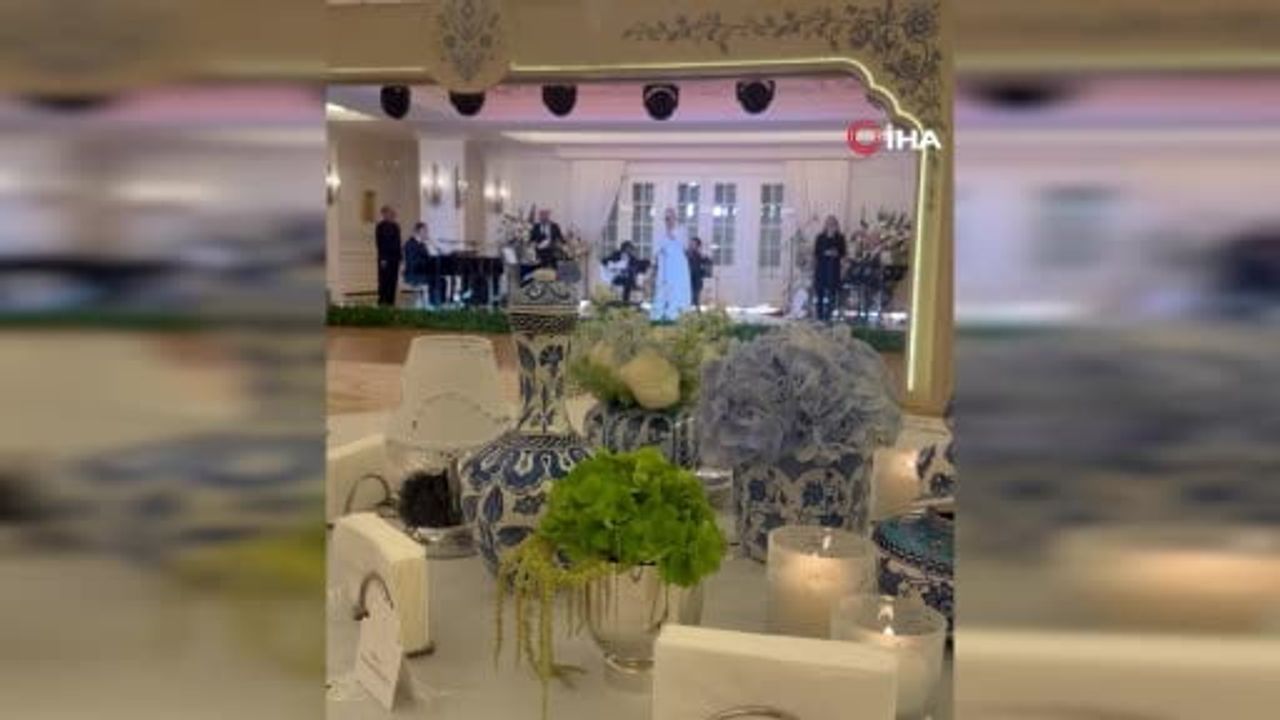 Emine Erdoğan'ın düzenlediği yemekte Ajda Pekkan sahne aldı
