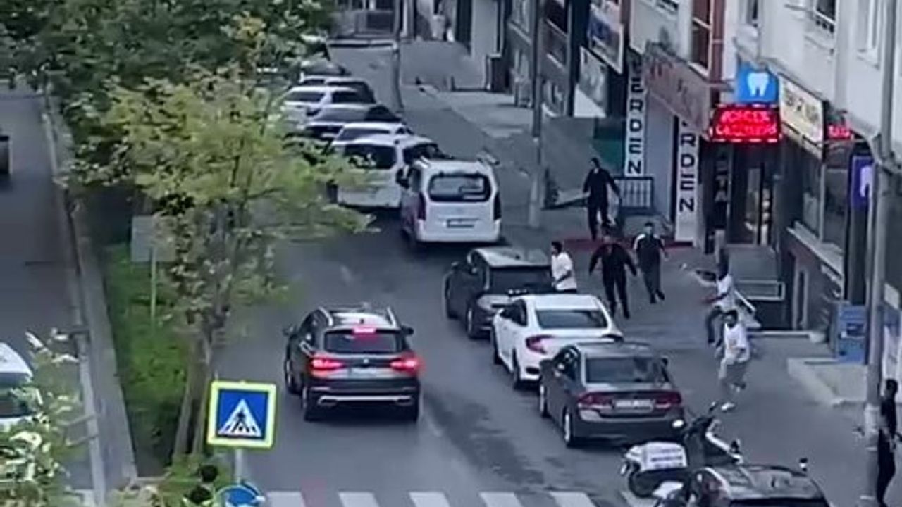 Emlakçıda başlayan tartışma Esenyurt'ta bıçaklı kovalamacaya dönüştü
