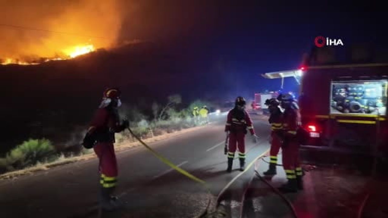Endülüs'te orman yangını 6 bin 600 hektarlık alanı küle çevirdi
