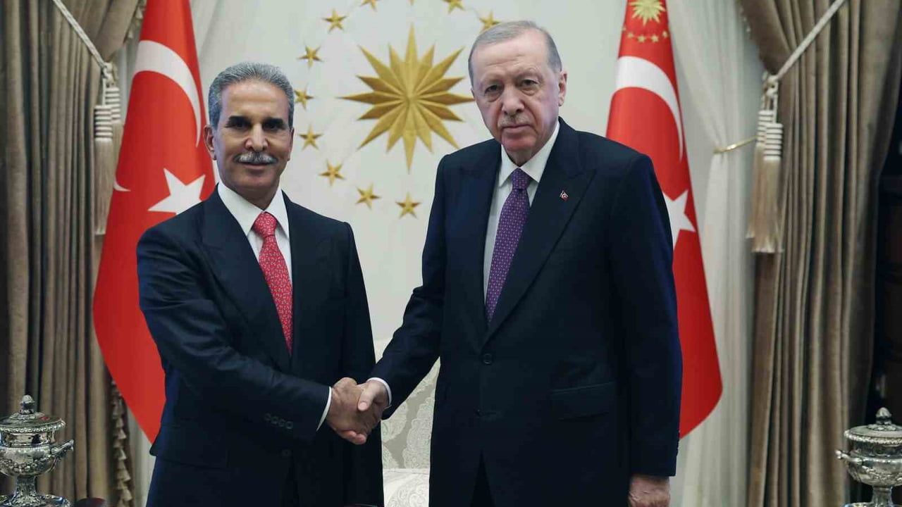 Erdoğan, Irak yüksek yargı konseyi başkanı Zeydan'ı külliyede kabul etti
