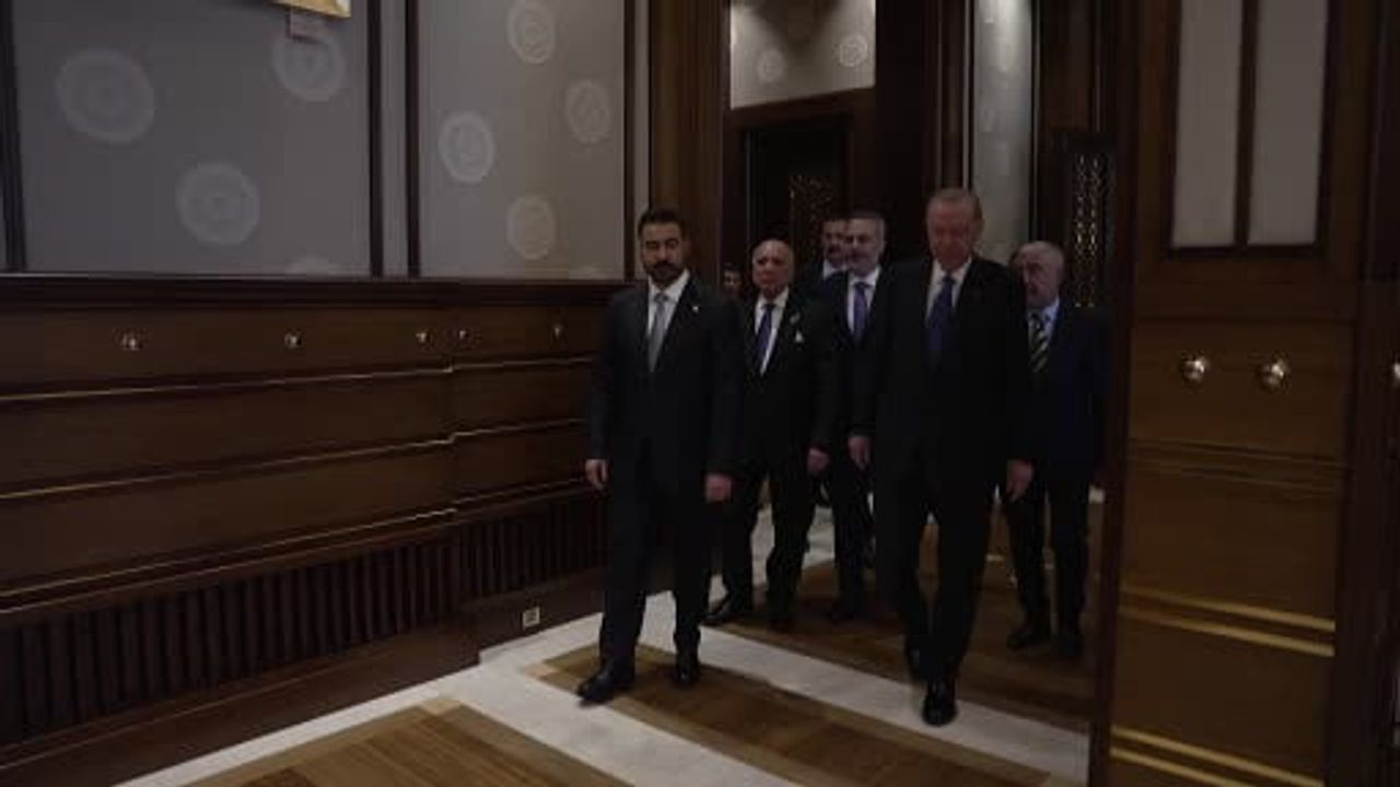 Erdoğan, resmi ziyaretteki Irak Başbakanı Ali ez-Zeydi'yi kabul etti