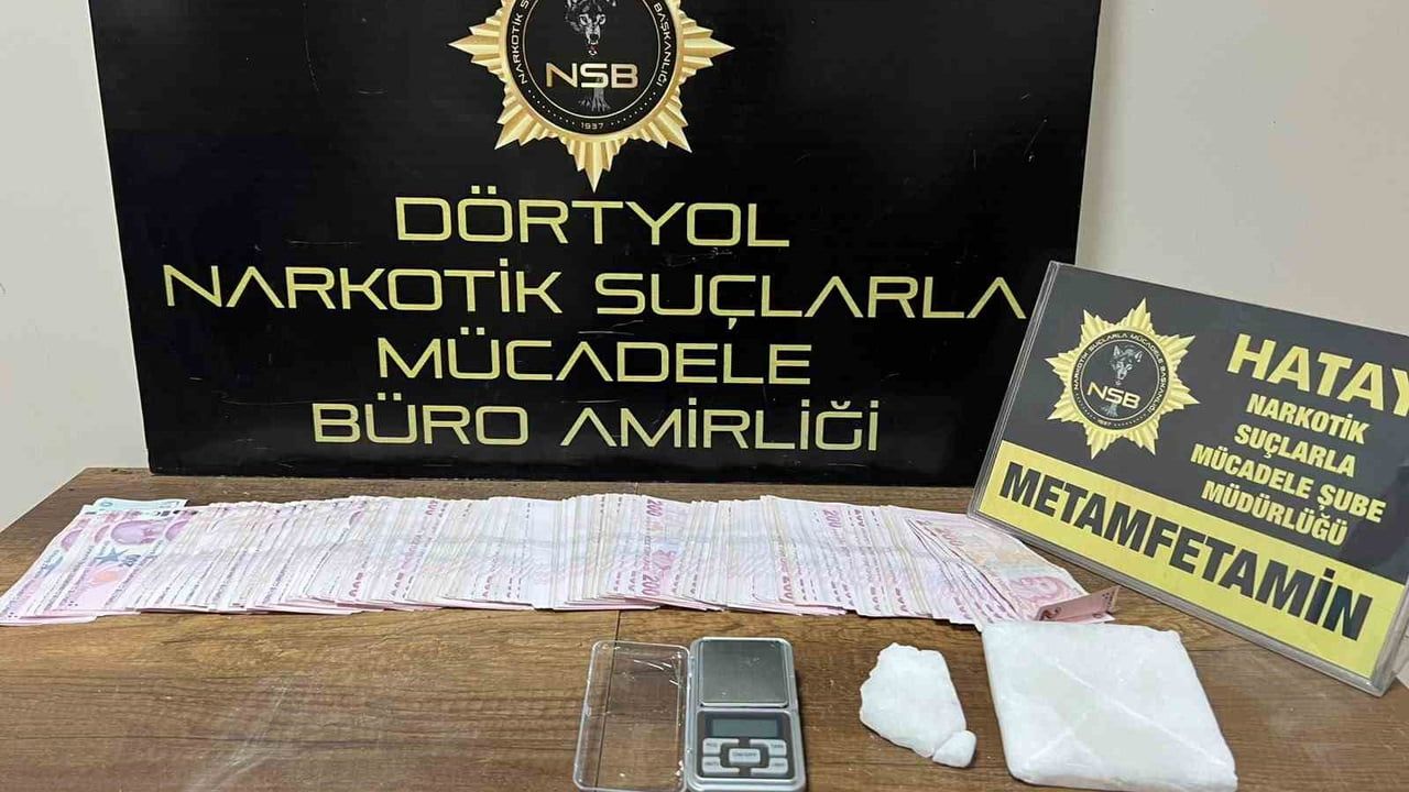 Erzin'de 250 gram metamfetamin ele geçirildi