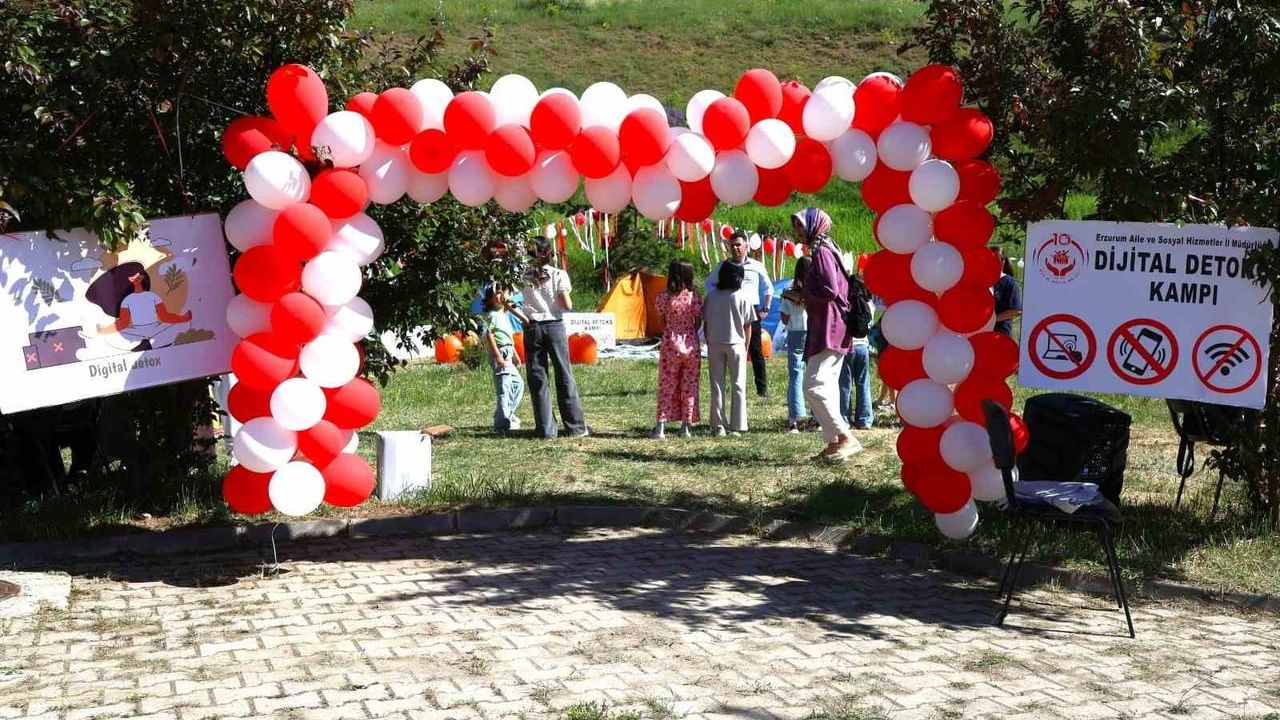 Erzurum'da çocuklar ve gençler için dijital detoks kampı düzenlendi