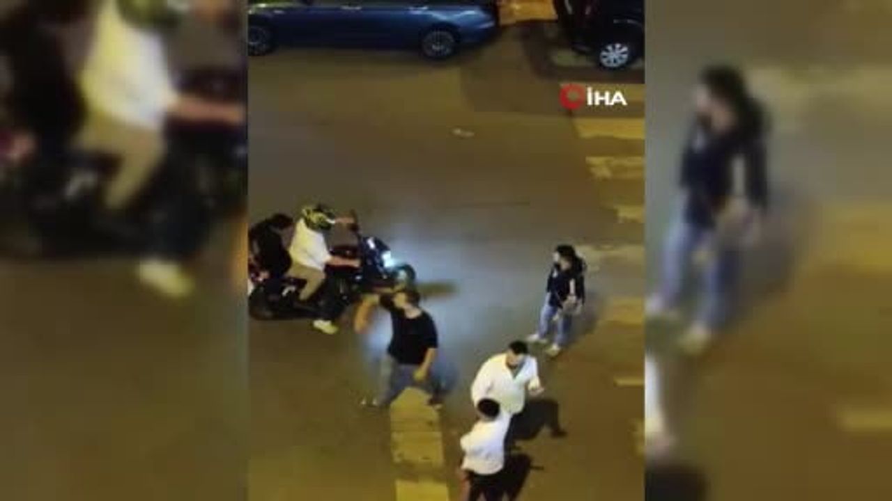 Esenyurt’ta çıkan kavgada kılıçlar çekildi