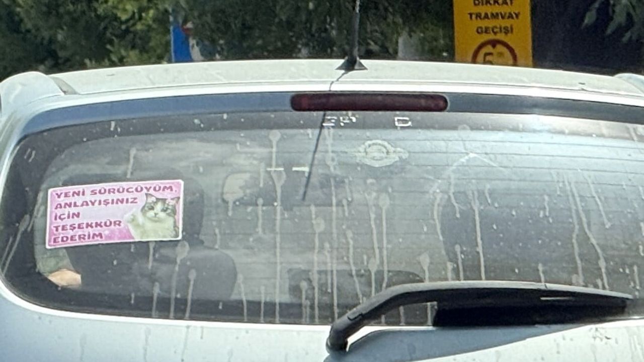 Eskişehir'de gülümseten trafik mesajı