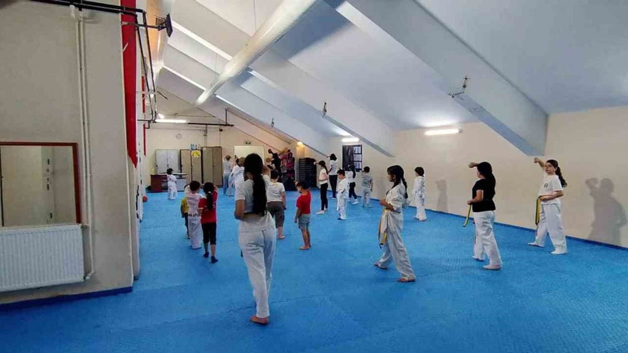 Eskişehir'de taekwondo yaz antrenmanları sürüyor
