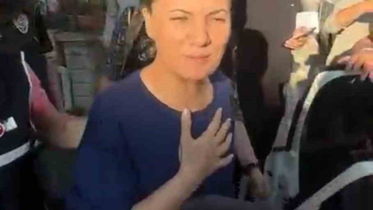 Fatma Kaplan Hürriyet'in polis aracına bindiği anların görüntüsü ortaya çıktı