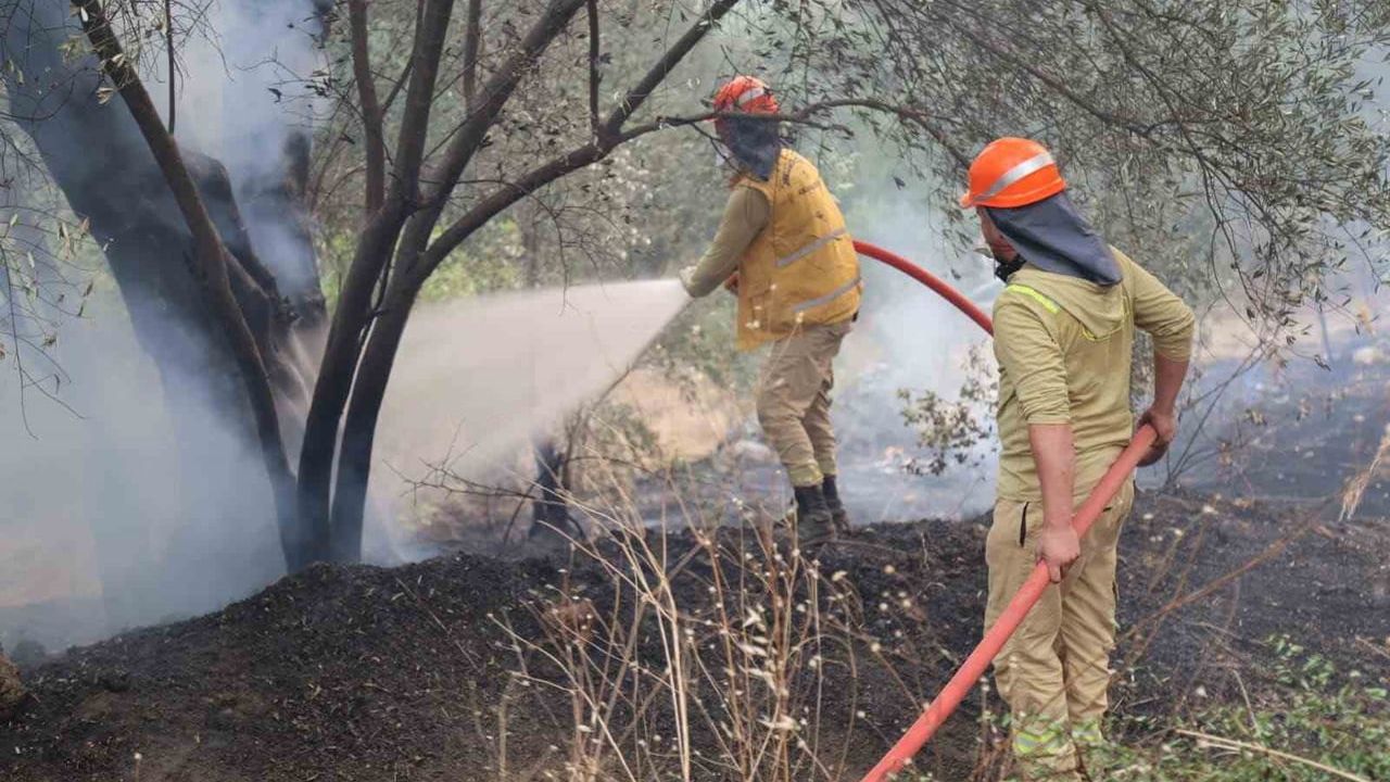 Fethiye'de alevlerle geçen saatler: ekiplerin müdahalesi yangının enerjisini düşürdü