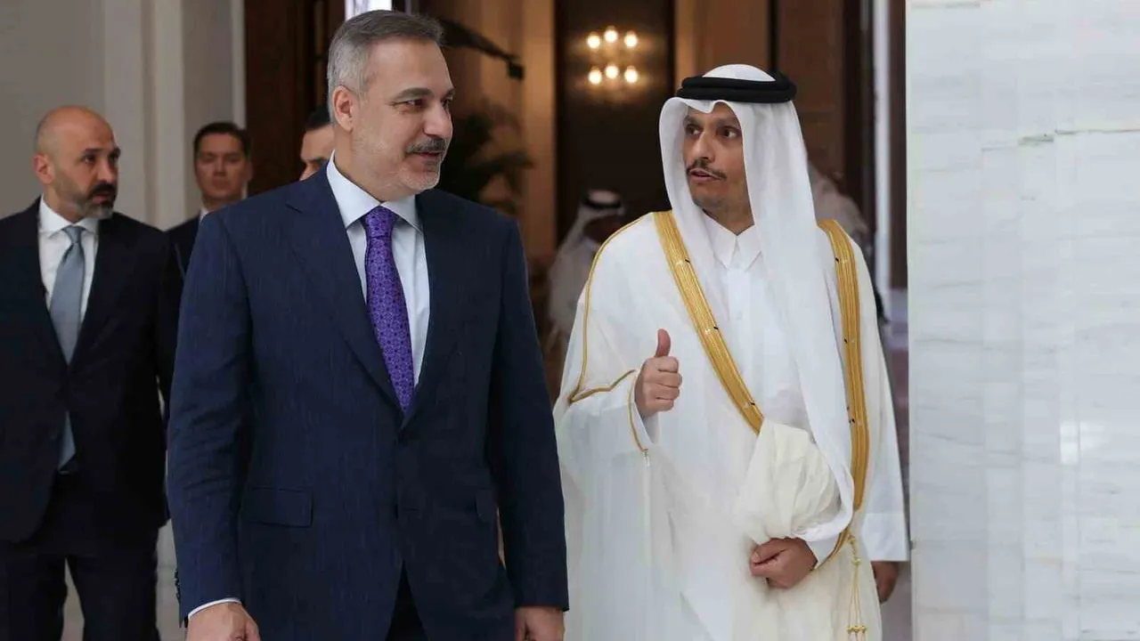 Fidan, Katarlı mevkidaşı Al Thani ile görüştü