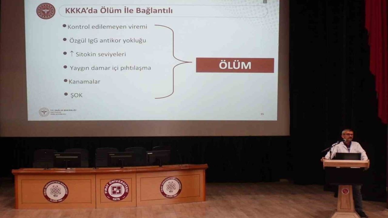 Fırat Üniversitesi Hastanesi'nde sağlık çalışanlarına KKKA eğitimi