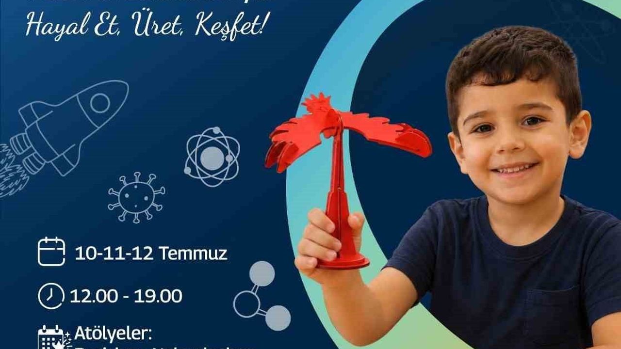 Forum Denizli ev sahipliği yapacak: TÜBİTAK Bilim Her Yerde çocuk şenliği 10-12 Temmuz