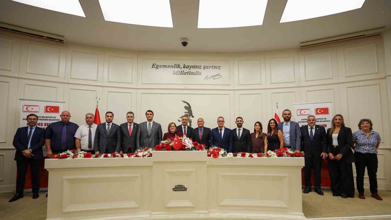 gaziantep ile gazimağusa kardeşlik protokolünü resmen imzaladı
