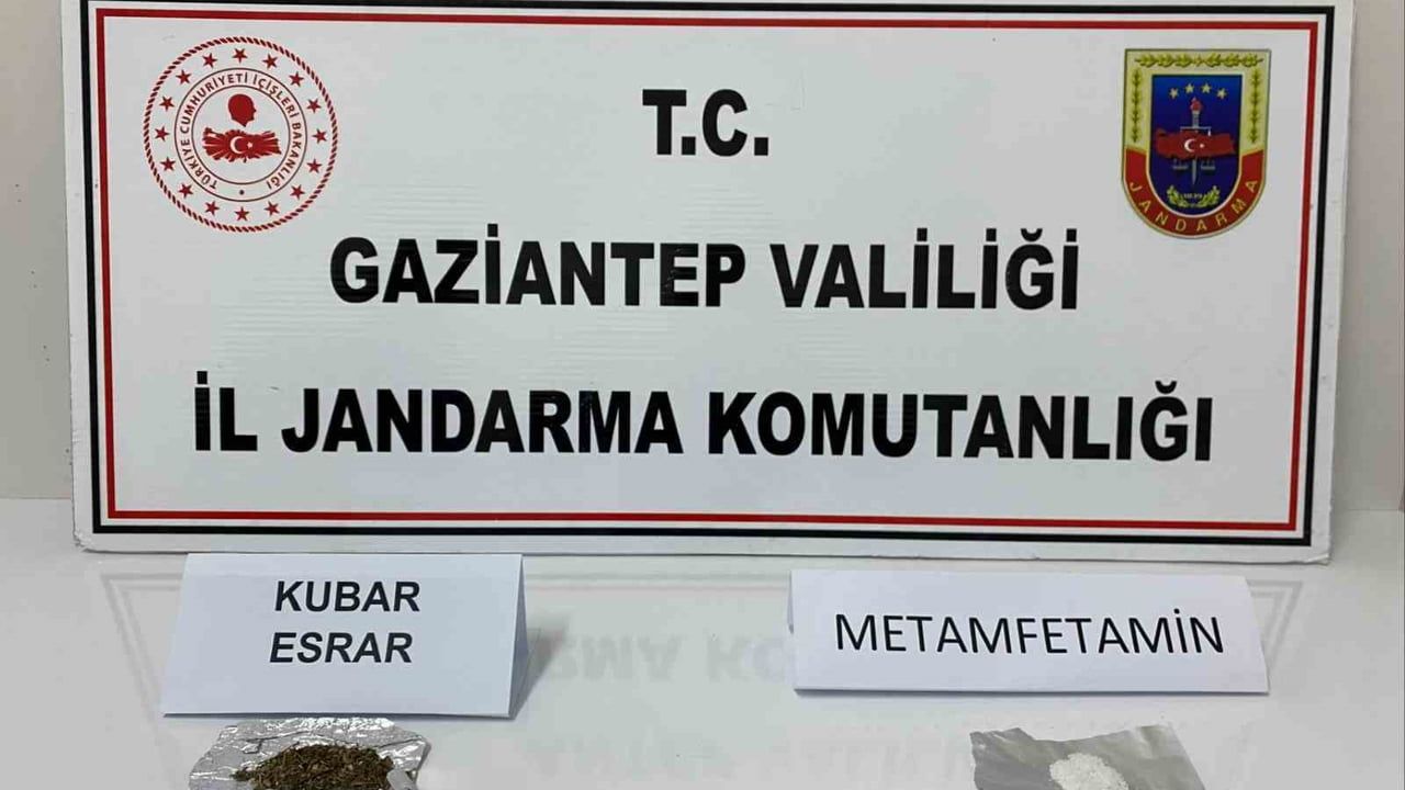 Gaziantep jandarmadan uyuşturucu operasyonu