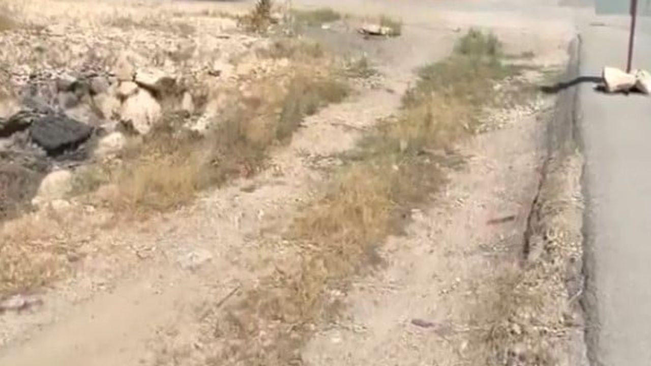 Gaziantep-Nizip kara yolunda seyir halindeki otomobil alevlere teslim oldu