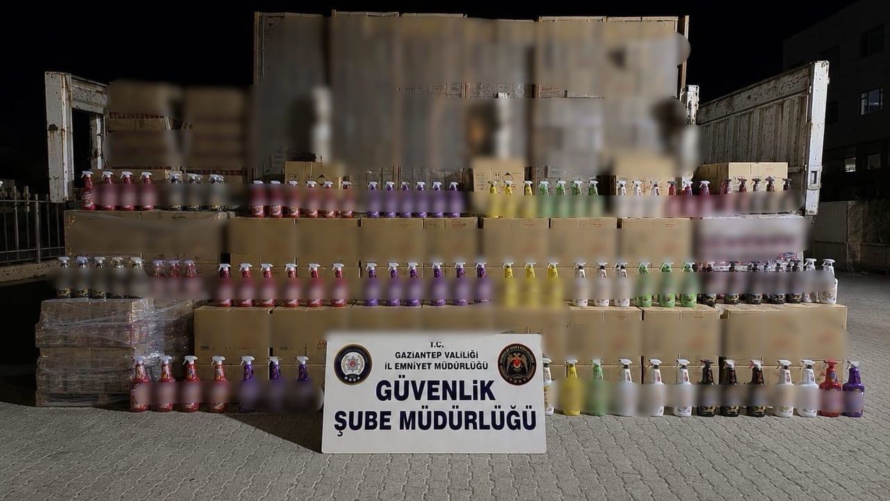 Gaziantep'te 34 bin 650 sahte temizlik ürünü ele geçirildi