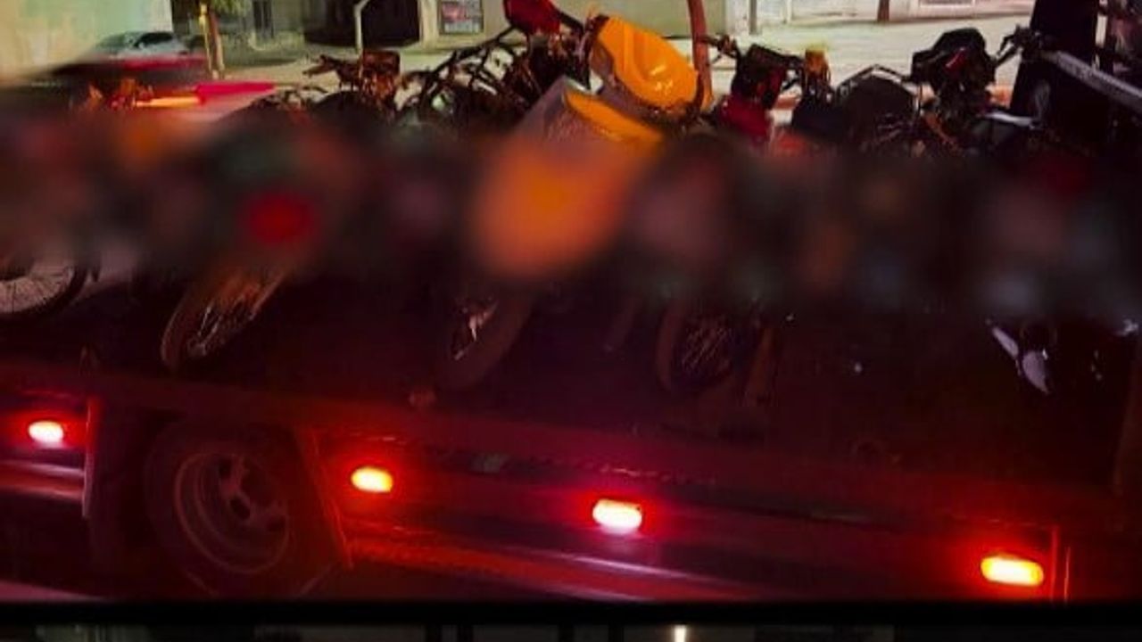 Gaziantep'te 876 motosiklet sürücüsüne 11 milyon 656 bin 731 TL ceza