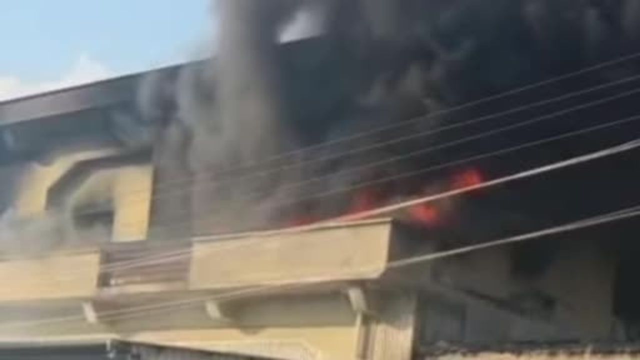 Gaziantep'te iş yeri yangını