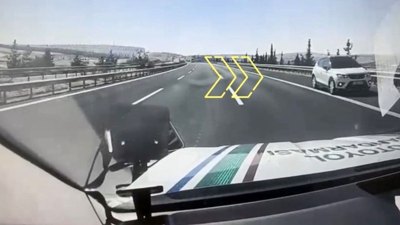 Gaziantep'te otoyolda ters yön tehlikesi: sürücüye 90 bin lira ceza