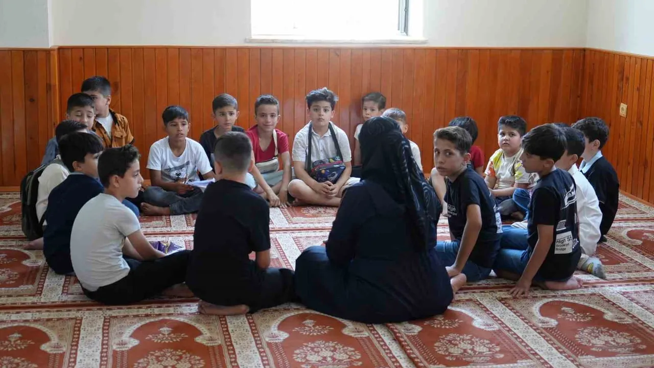 Gaziantep'te yaz Kur'an kurslarına yoğun ilgi