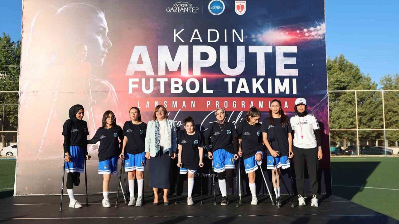 Gaziantep'ten kadın ampute futbolunda bir ilk: engelsiz kent vizyonunun saha ayağı