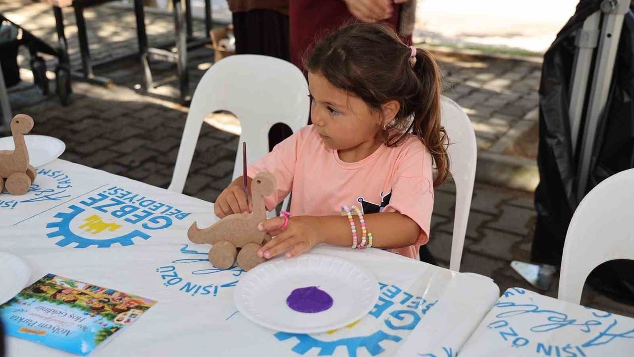 Gebze'de Atölyem Parkta projesiyle parklarda çocuk atölyeleri