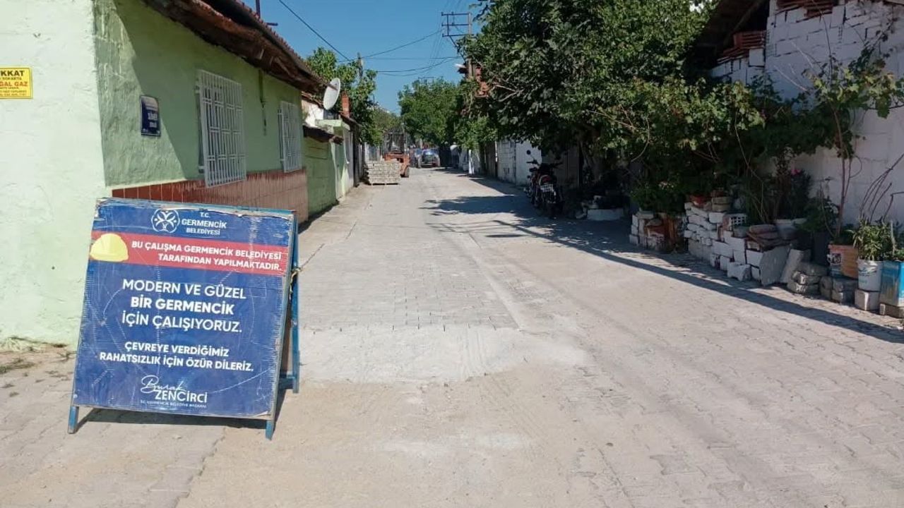 Germencik belediyesi'nden dört mahallede eş zamanlı çalışma