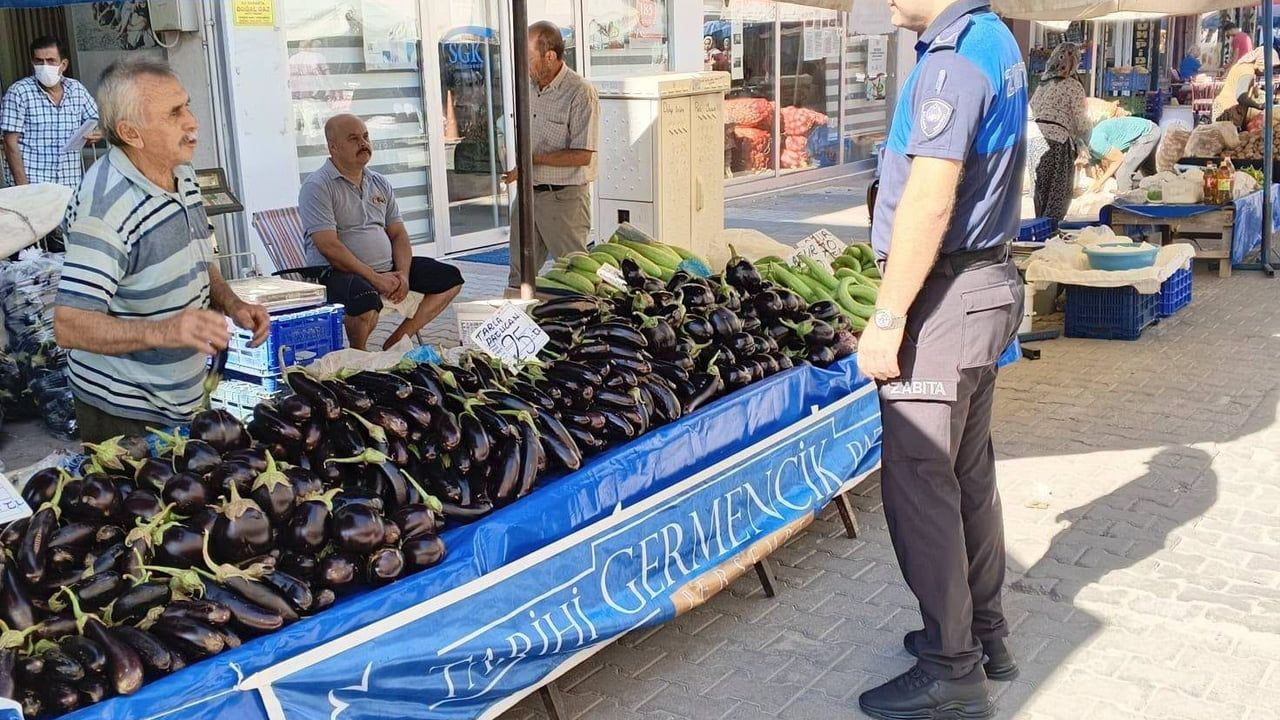 Germencik'te perşembe pazarı: etiket şeffaflığı için sıkı denetim