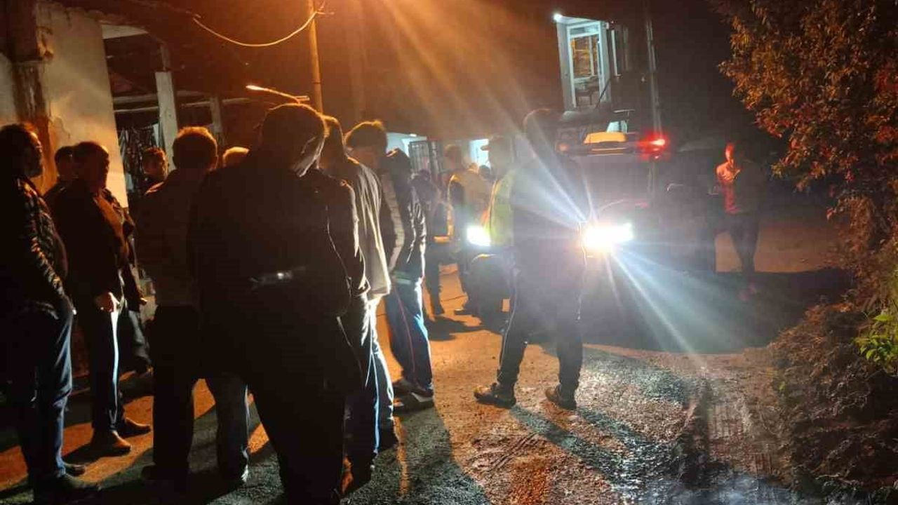 Giresun’da Görele Umutlu köyünde patlama sesi paniğe neden oldu