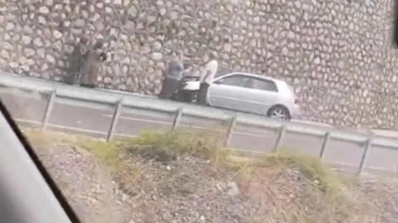 Gökgöl mevkisinde kontrolden çıkan otomobilde bir yolcu yaralandı