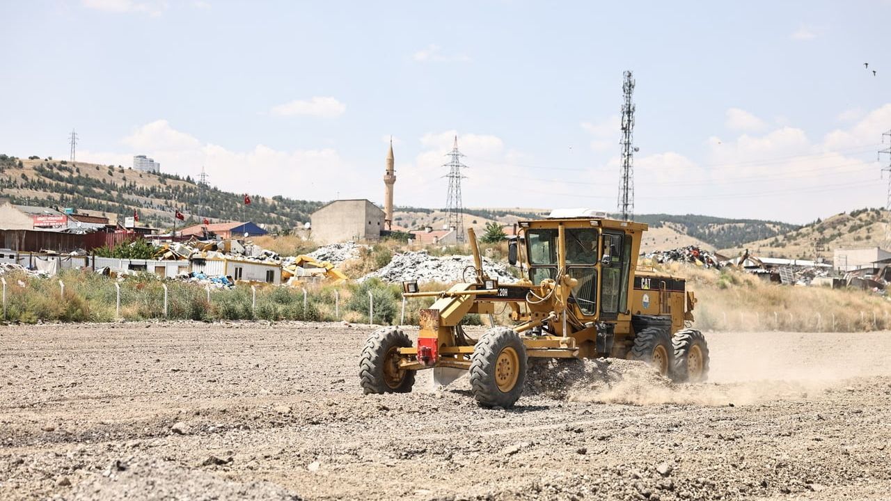 Gölbaşı’nda birinci tır parkı tamamlandı