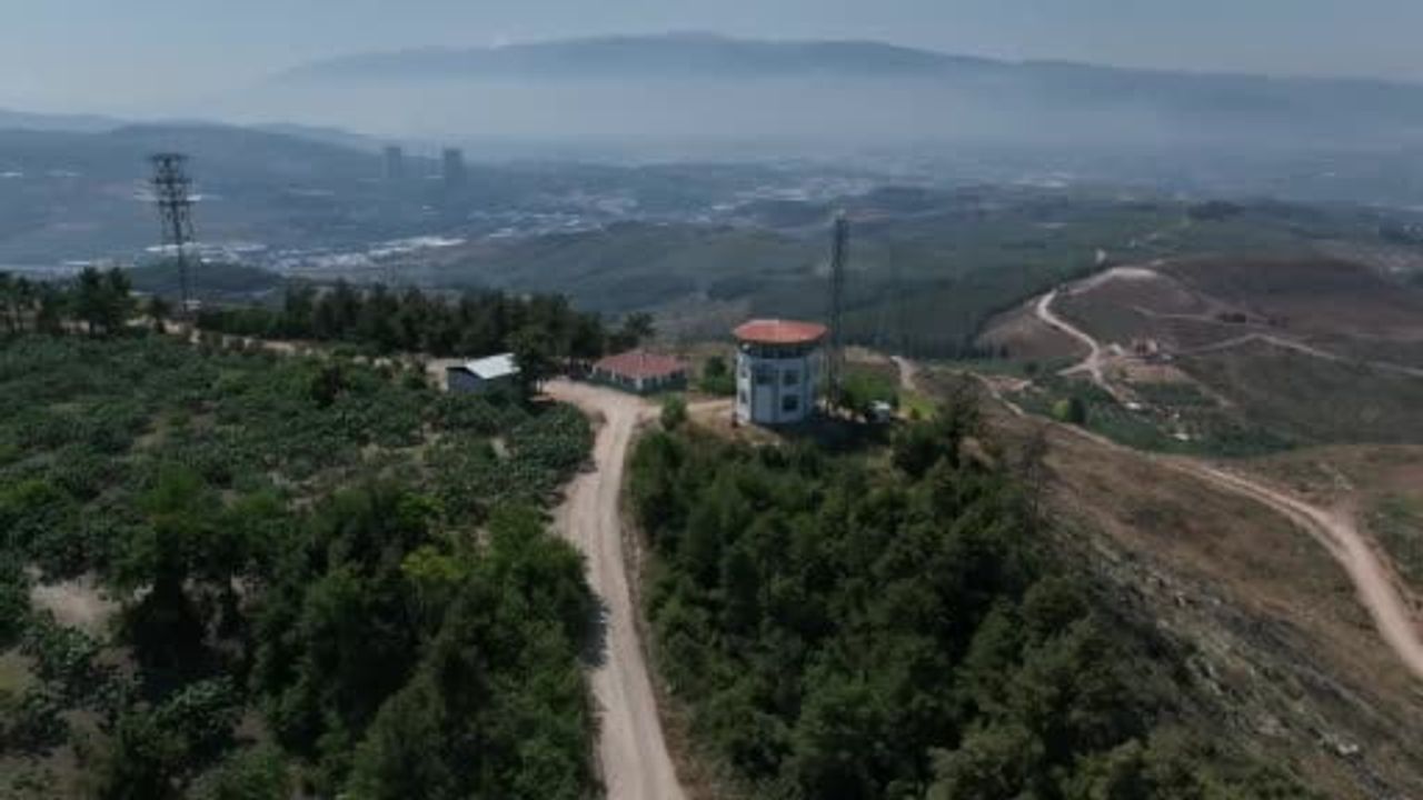 Gözetleme kulelerinden gelen ilk alarm: Bursa ormanları 24 saat koruma altında