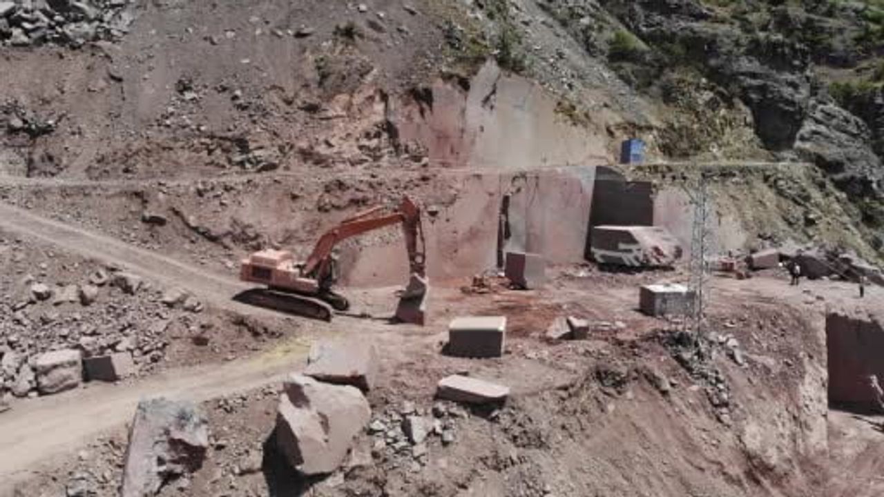 Gümüşhane’nin mermeri Çin, Hindistan ve İtalya pazarında