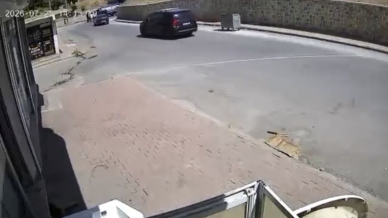 Güvenlik kamerası kaydetti: Nusaybin Yenituran'da bir kişi yaralandı