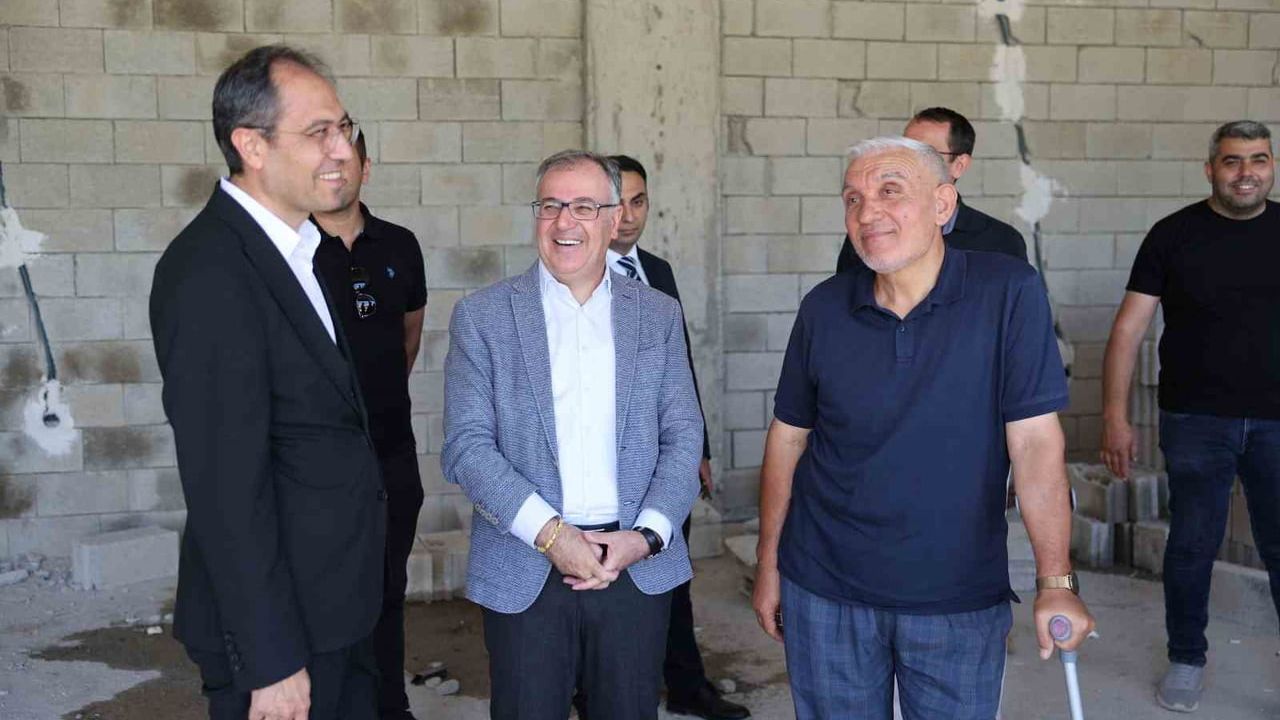 Hacılar’da Fikret-Kadriye Özyürek 112 acil sağlık merkezinin inşaatı yakından izleniyor