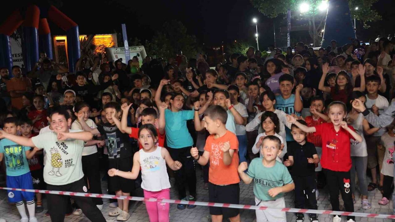 Hacılar meydanında spor ve eğlence dolu gün