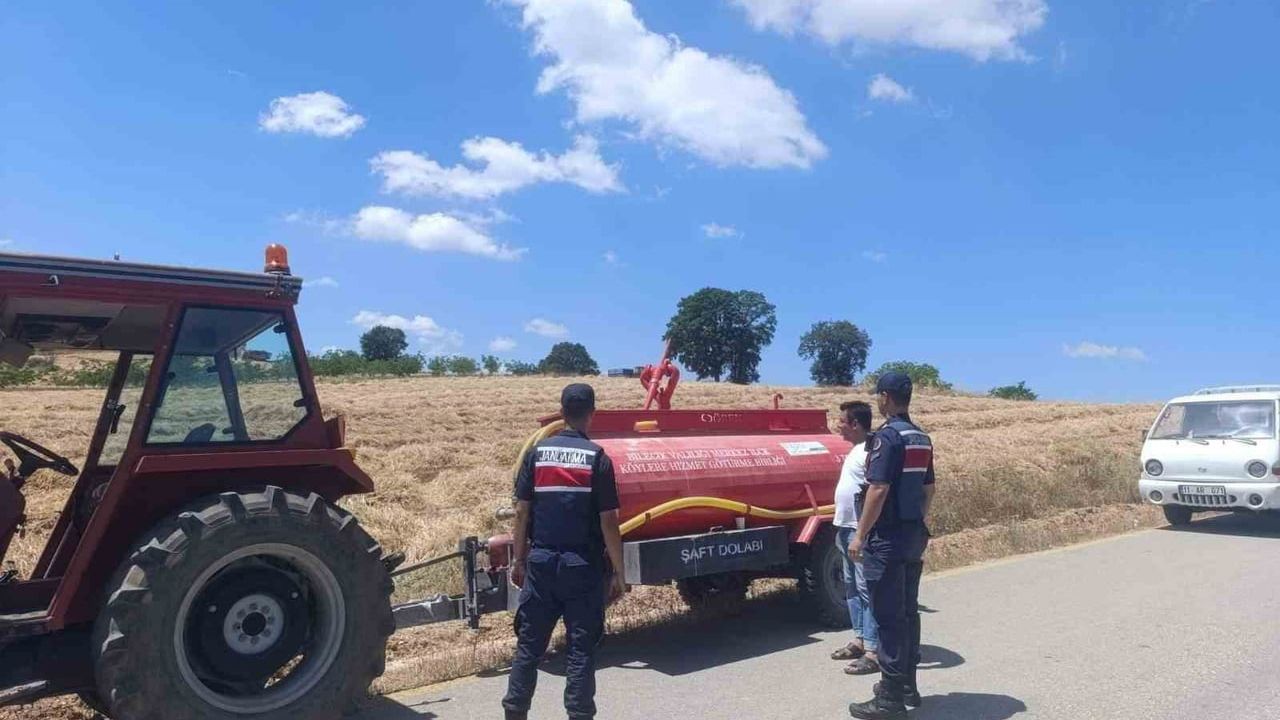 Hasat döneminde önlem: Bilecik'te biçerdöverlerde yangın güvenliği denetimi