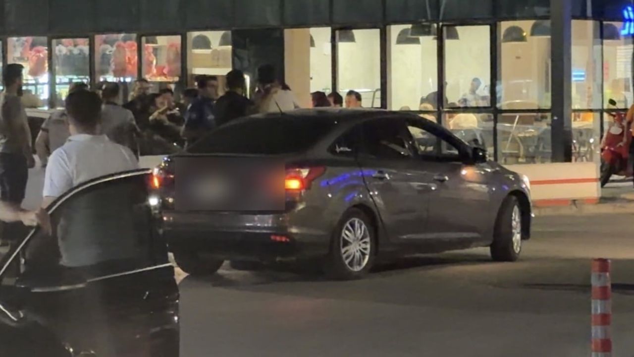 Hastane bahçesindeki yol verme tartışması polisin müdahalesiyle sonlandı