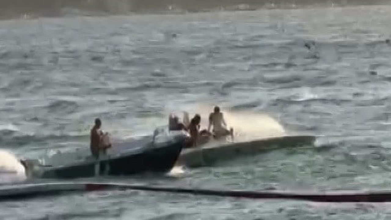 Heybeliada'da kopan platform açık denize sürüklendi, mahsur kalanlar kurtarıldı