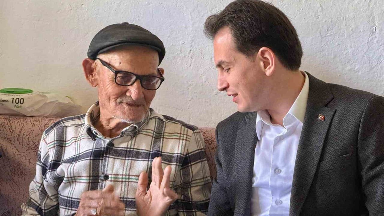 Hisarcık kaymakamı Atam’dan yaşlı çifte anlamlı ziyaret