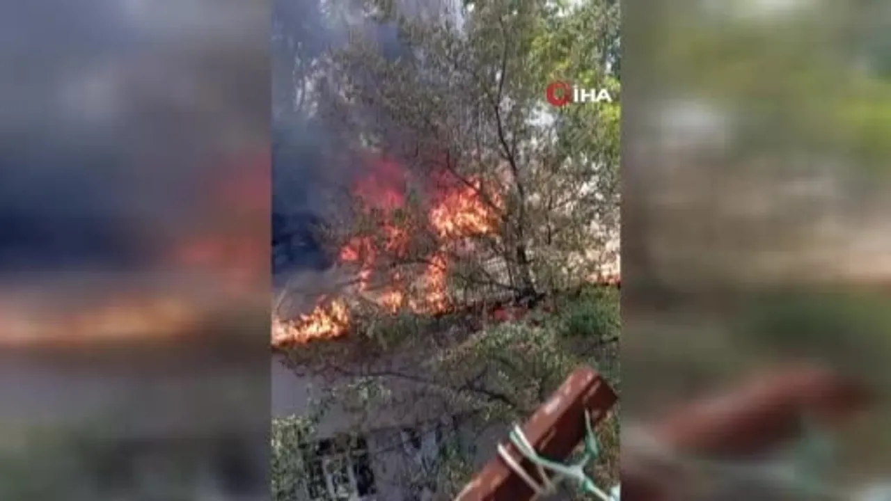 Hizan’da kereste atölyesi yangını: ev ve mezarlık zarar gördü