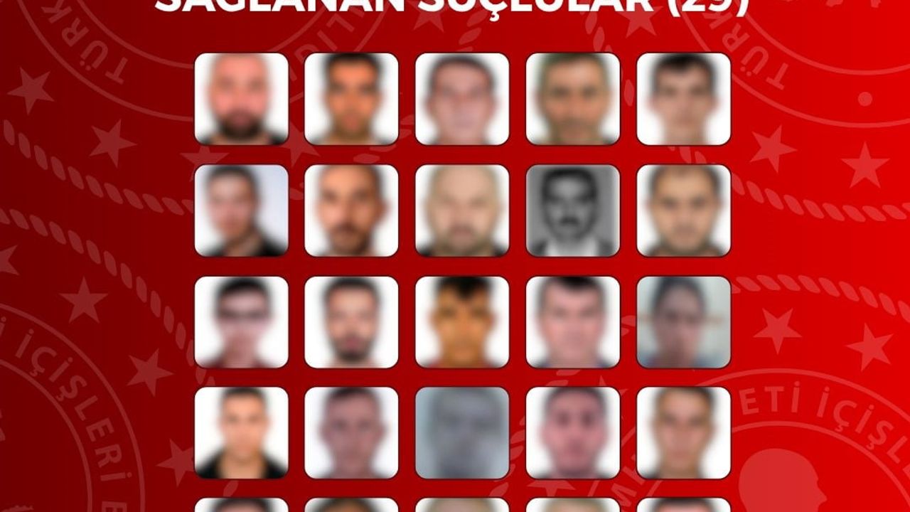 İçişleri Bakanlığı kırmızı bülten ve ulusal düzeyde aranan 54 kişiyi Türkiye'ye iade etti