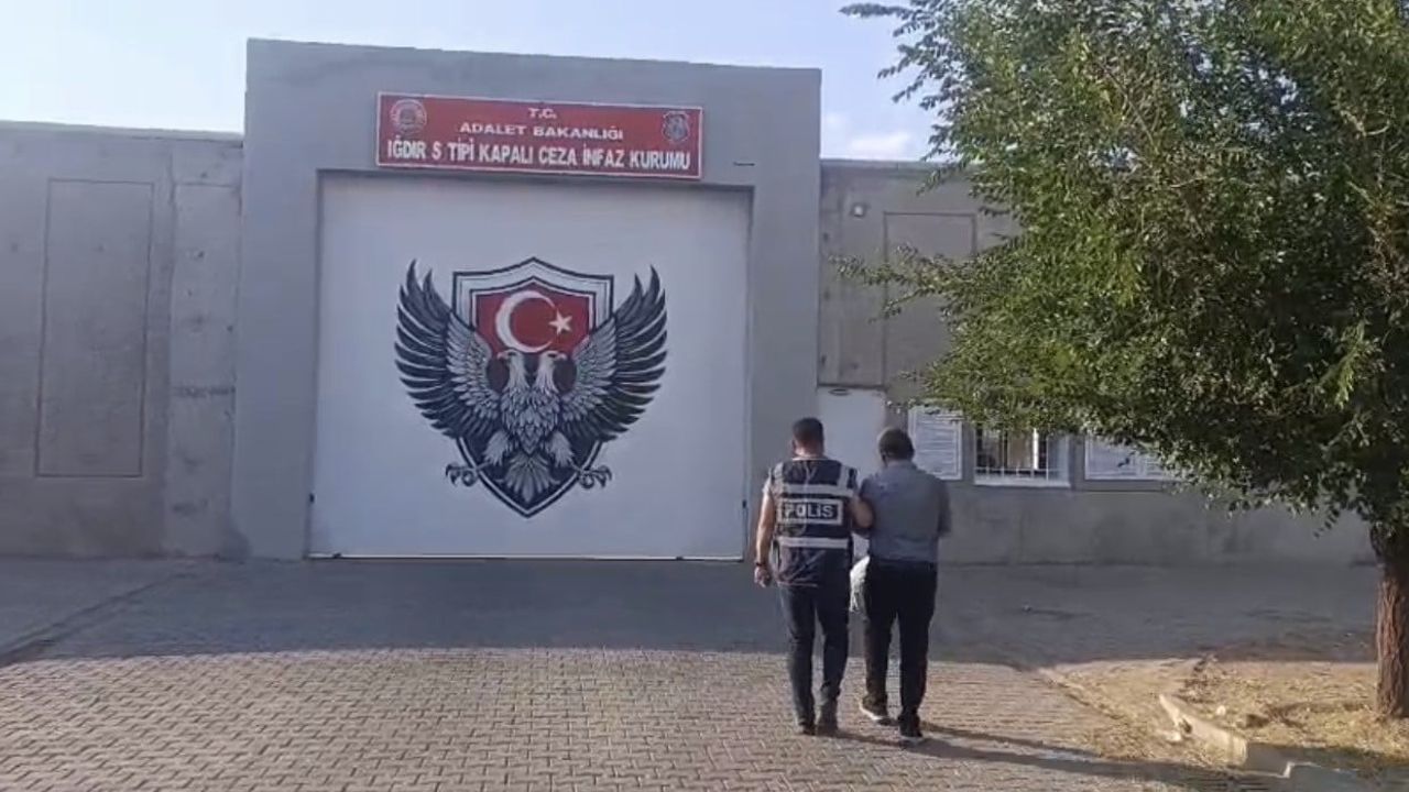 Iğdır'da 18 yıl 7 ay hapis cezasıyla aranan hükümlü yakalandı