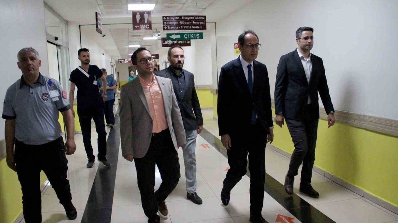 İl sağlık müdürü Erşan'dan Kayseri Devlet Hastanesi'nde inceleme