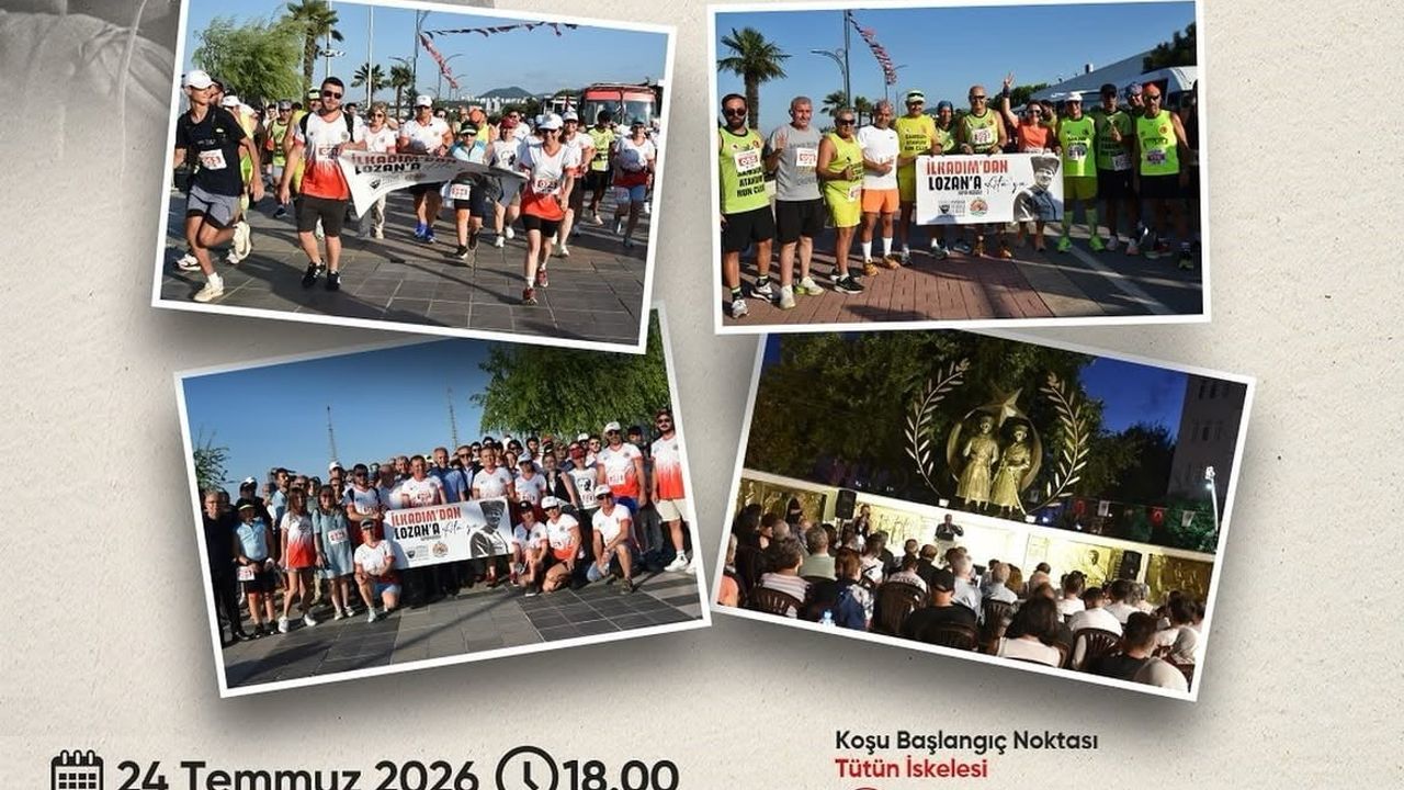 İlkadım’dan Lozan’a Ata’ya saygı koşusu
