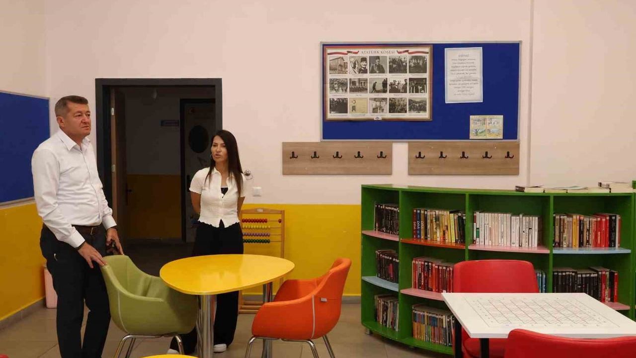 İnceleme turunda eğitimde kalite hedefi: Serdal Şimşek İnhisar'da