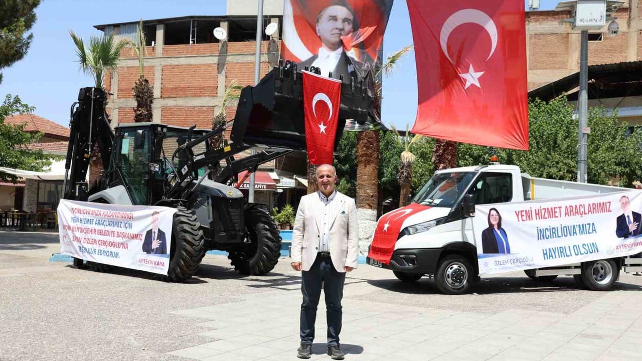 İncirliova hizmet ağı kepçe ve çöp taksi ile genişliyor