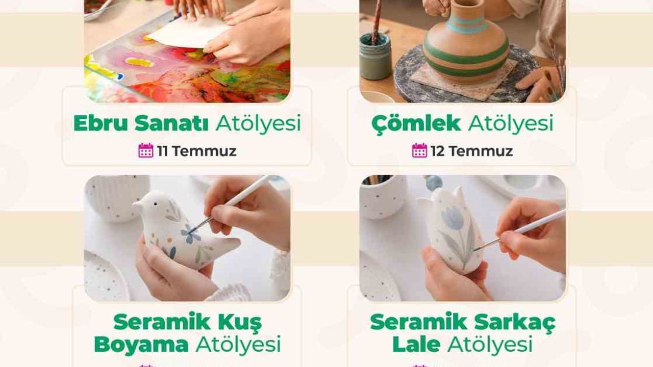 İnegöl AVM temmuz programını açıkladı: sanat atölyeleri ve yaz alışveriş şenliği