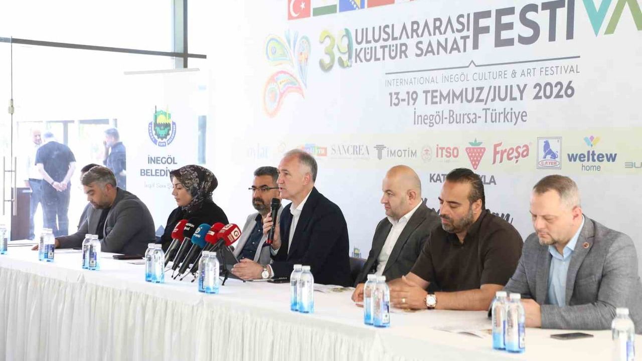 İnegöl’de 39’uncu uluslararası kültür sanat festivali başlıyor