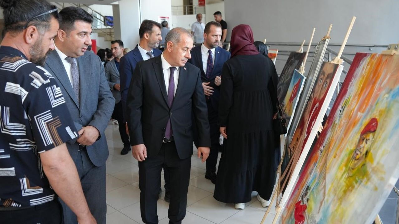 İrade bizim zafer bizim temalı sergi Malatya'da açıldı