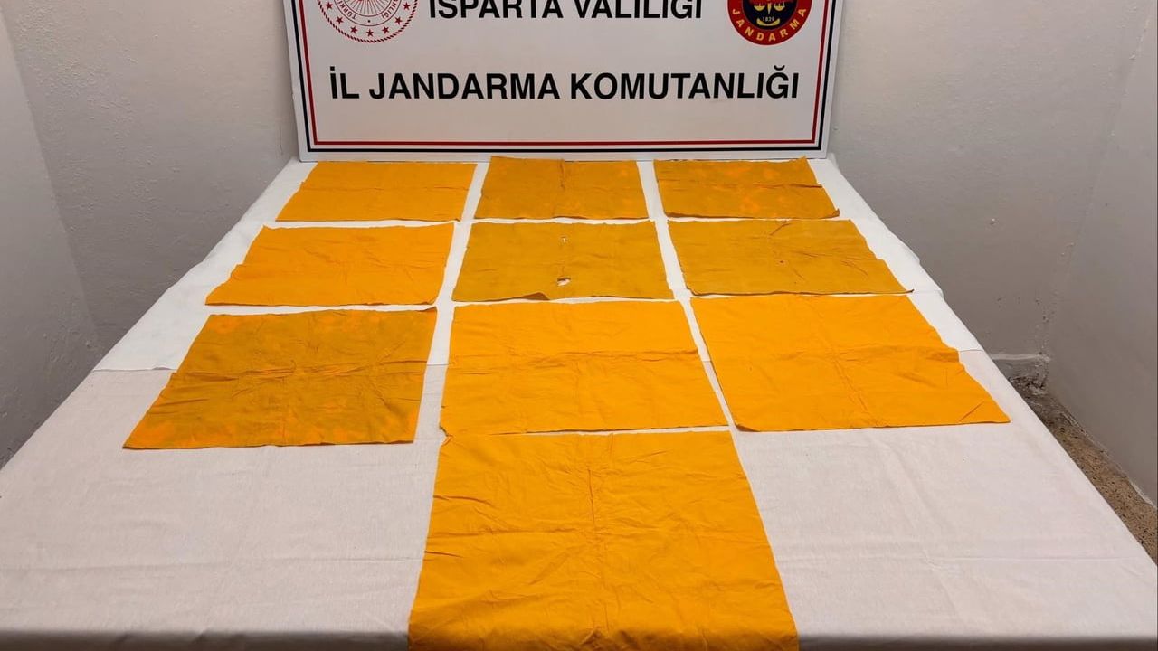 Isparta'da 64 bin kullanımlık sentetik uyuşturucu ele geçirildi